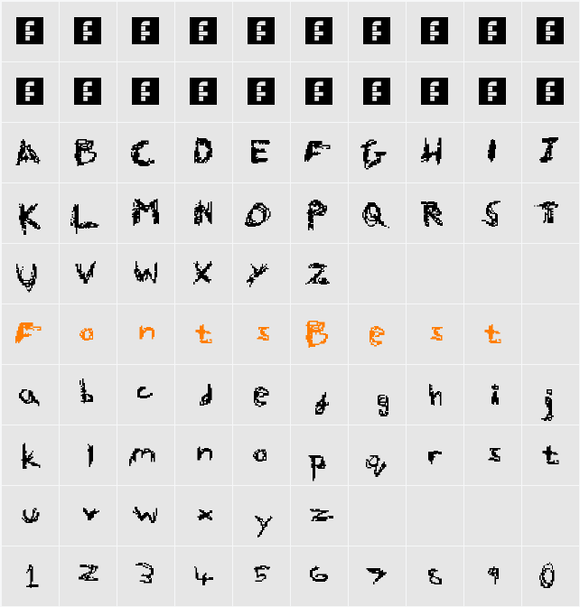 Hallworth Character Map