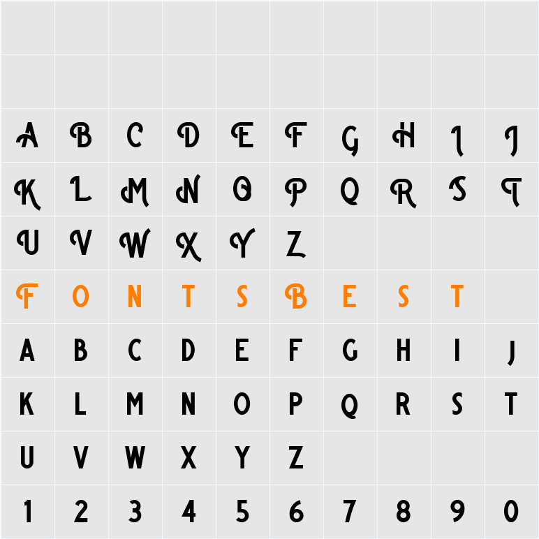 Bigsmile Sans Character Map