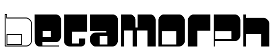 Betamorph Font Image