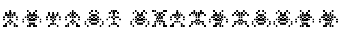Binary SoldiersII Font Image
