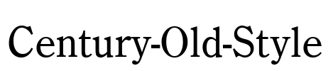 Century-Old-Style