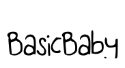 BasicBaby Font Image