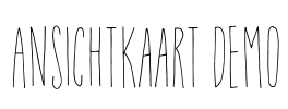 Ansichtkaart DEMO