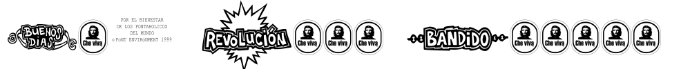 Che Viva Banana  Font Image