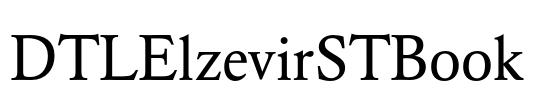DTLElzevirSTBook Font Image