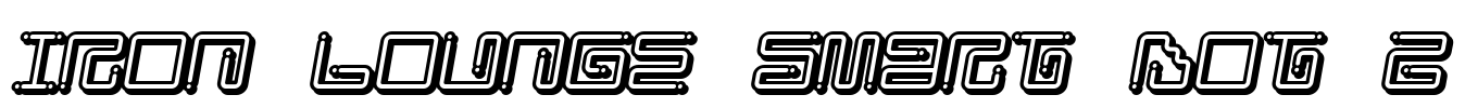 Iron Lounge Smart Dot 2 Font Image