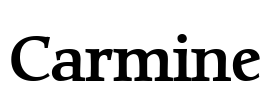 Carmine Font Image