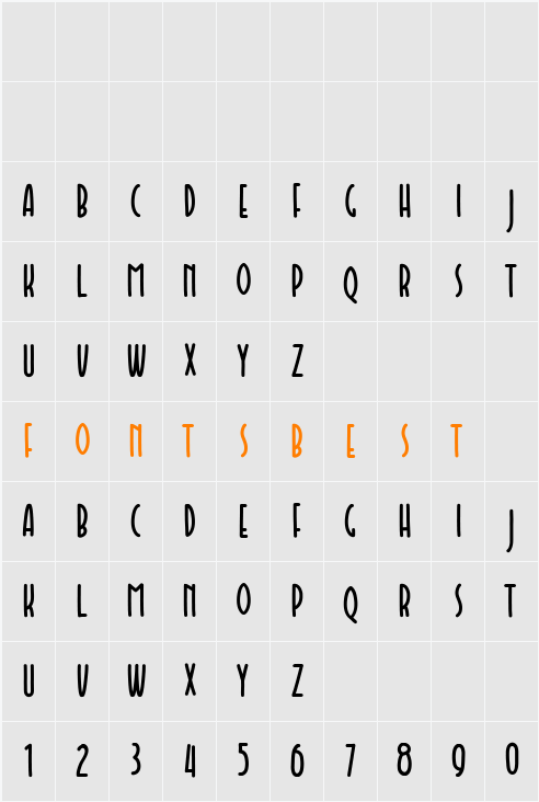 Faishal Character Map