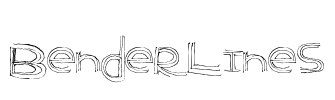 BenderLines Font Image