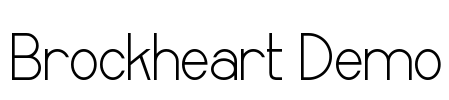 Brockheart Demo Font Image