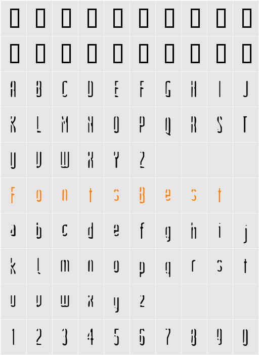 JI-Ixodid Character Map