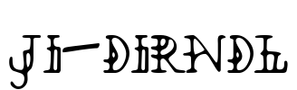 JI-Dirndl Font Image
