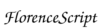 FlorenceScript Font Image