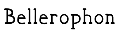 Bellerophon Font Image