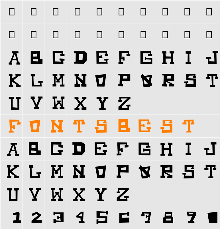 Mucho_Power Character Map