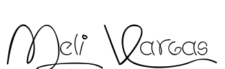 Meli Vargas Font Image