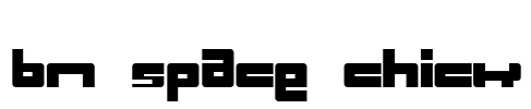 BN Space Chick Font Image
