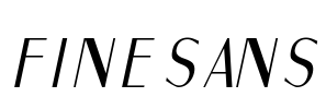Fine Sans Font Image