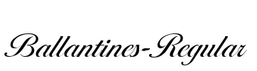 Ballantines-Regular Font Image