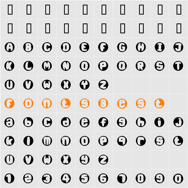 JI-Nerved Character Map