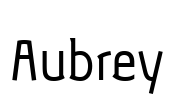 Aubrey Font Image