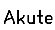 Akute Font Image