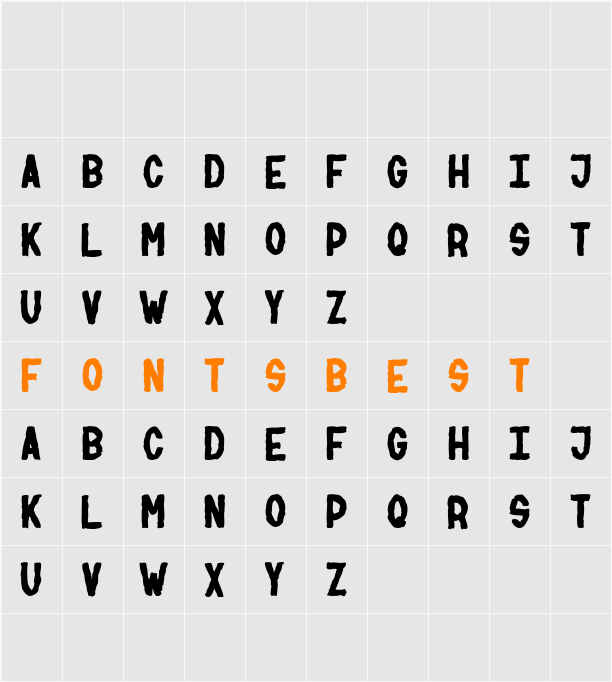 NUMBER two Character Map