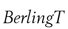 BerlingT Font Image