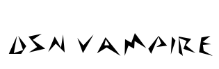 DSN Vampire Font Image