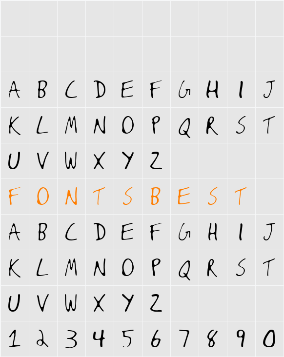 Abso Character Map