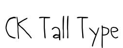 CK Tall Type