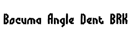 Bocuma Angle Dent BRK