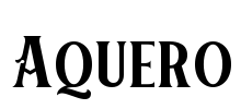 Aquero Font Image