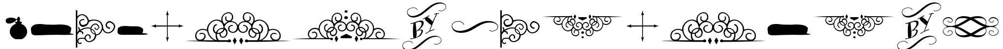 Bergamot Ornaments Font Image