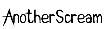 AnotherScream Font Image