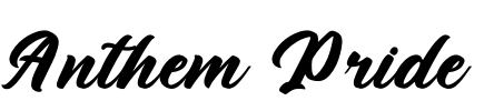 Anthem Pride Font Image