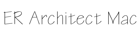 ER Architect Mac