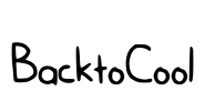 BacktoCool Font Image