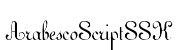 ArabescoScriptSSK