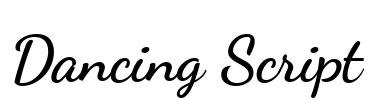 Dancing Script Font Image