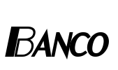 Banco Font Image