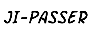 JI-Passer Font Image