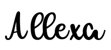 Allexa Font Image