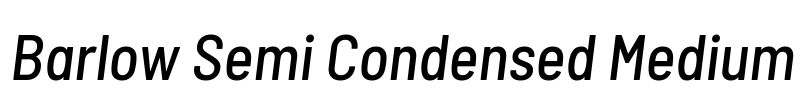 Barlow Semi Condensed Medium