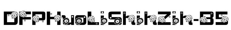 DFPHuoLiShihZih-B5 Font Image