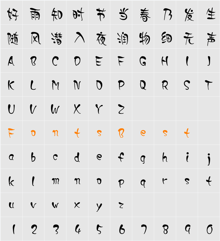 DaiYu Character Map