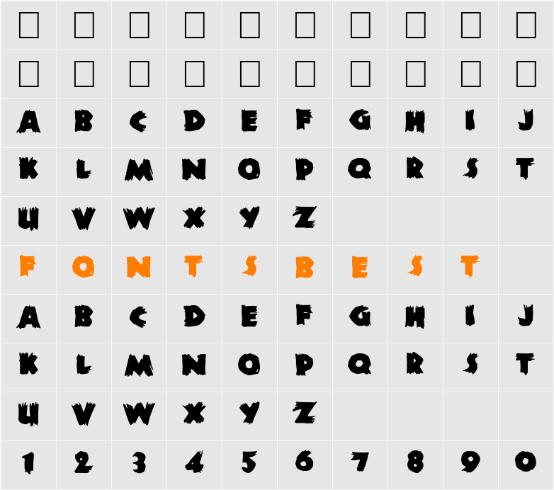 DS Zombie Cyr Character Map