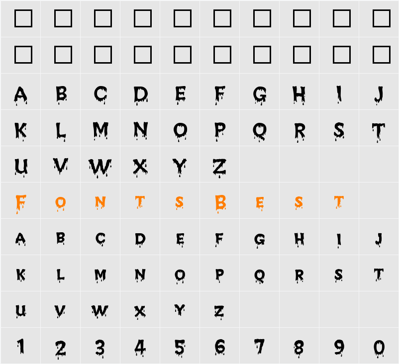 Creepy Character Map