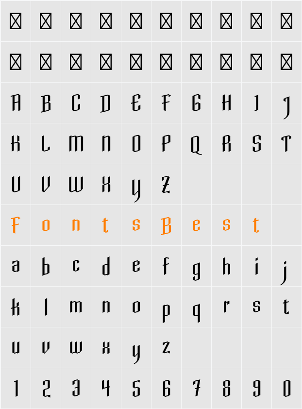 Daimonion Character Map