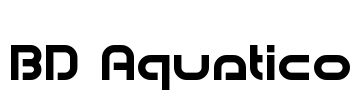 BD Aquatico Font Image